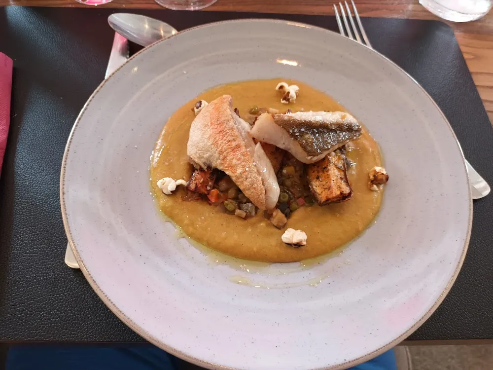 Rouget Et Purée de Mais